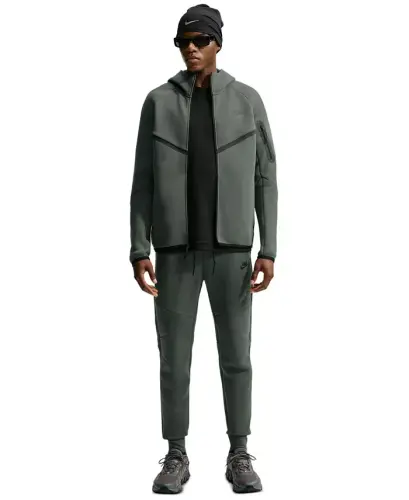 Мужские брюки-джоггеры Tech Fleece на шнурке - Темно-красный/Бордовый - 23