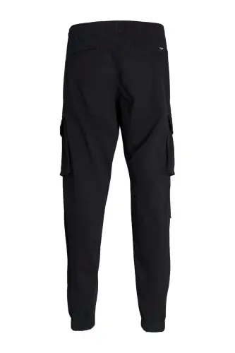 Мужские брюки карго с боковыми карманами - Kane Noah-Black - JACK & JONES (1)