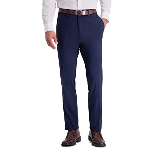 Мужские брюки Kenneth Cole REACTION Slim Fit с модным рисунком - 1