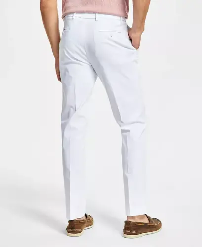 Мужские брюки Modern-Fit TH Flex Stretch Solid Performance — белые - 3