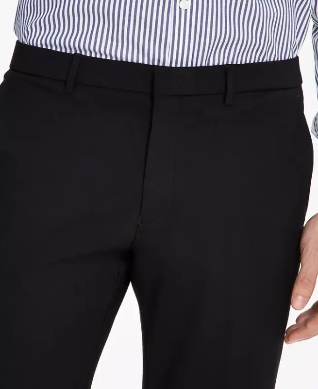 Мужские брюки Modern-Fit TH Flex Stretch Solid Performance — черные - 9