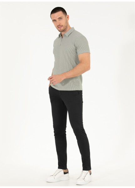 Мужские брюки Pierre Cardin Slim Fit черного цвета - 9