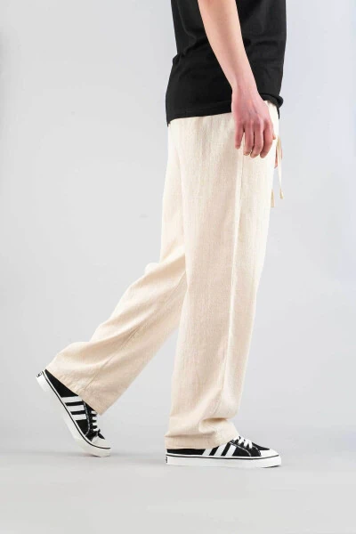 Мужские брюки с эластичным поясом Slim Fit, эластичные, из лайкры, базовая хлопковая джоггер - 6