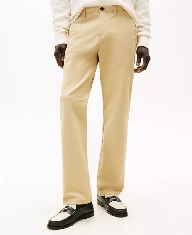 Мужские брюки TH Flex Stretch Regular-Fit Chino Pant-Mallet - 1