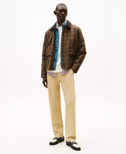 Мужские брюки TH Flex Stretch Regular-Fit Chino Pant-Mallet - 2