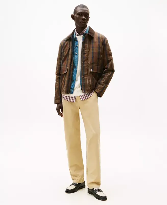 Мужские брюки TH Flex Stretch Regular-Fit Chino Pant-Mallet - 2