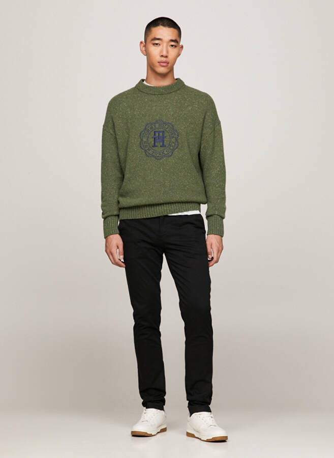 Мужские брюки Tommy Hilfiger Slim Fit черного цвета - 1