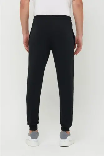 Мужские черные зимние спортивные штаны Slim Fit зауженные джоггеры Paris-черный paris - 6