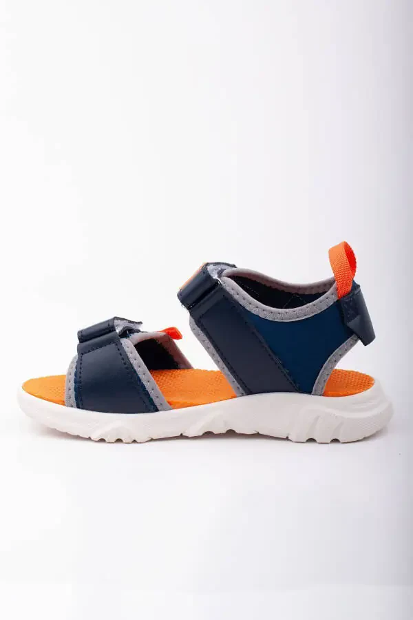 Мужские детские повседневные сандалии с мягкой липучкой - 3