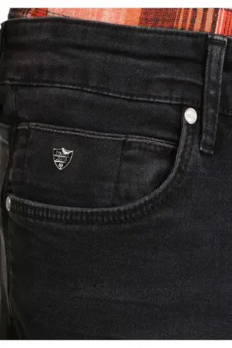 Мужские джинсы 041 Danny Slim Fit с низкой посадкой и прямыми штанинами - 6