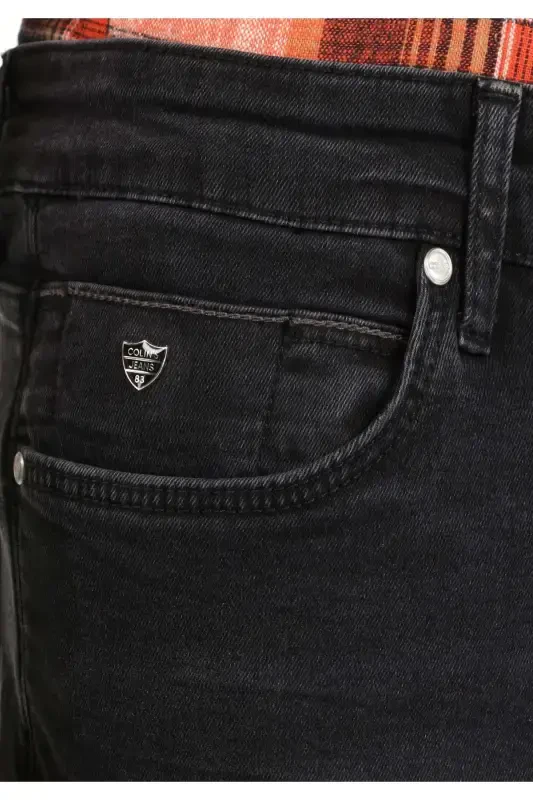 Мужские джинсы 041 Danny Slim Fit с низкой посадкой и прямыми штанинами - 6