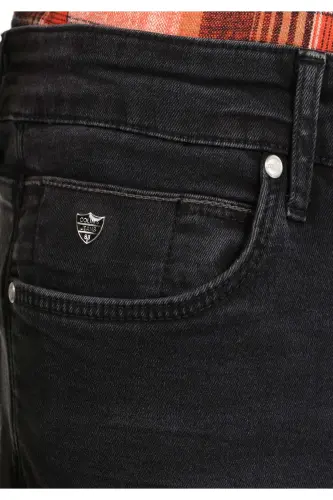 Мужские джинсы 041 Danny Slim Fit с низкой посадкой и прямыми штанинами - 6