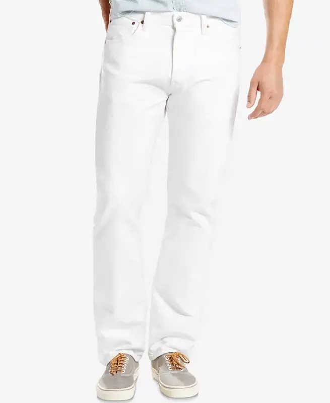 Мужские джинсы 501® Original Fit на пуговицах, не тянущиеся - LEVI'S