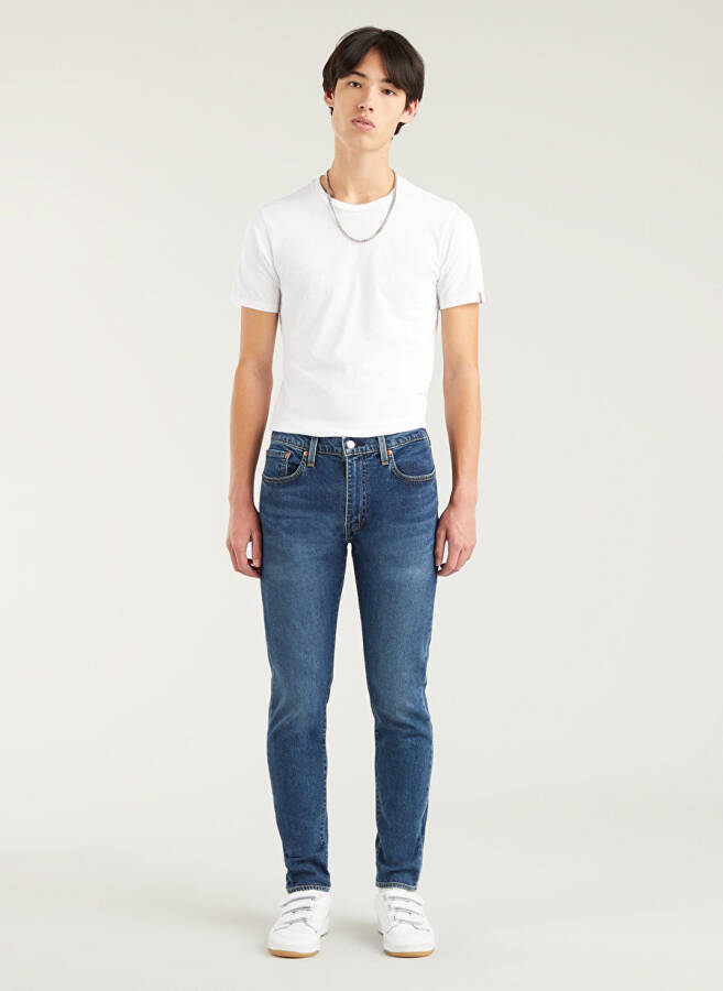 Мужские джинсы Levi's 512 Slim Tapered синего цвета с зауженным кроем и стандартной посадкой PAROS28833-0918 - 5