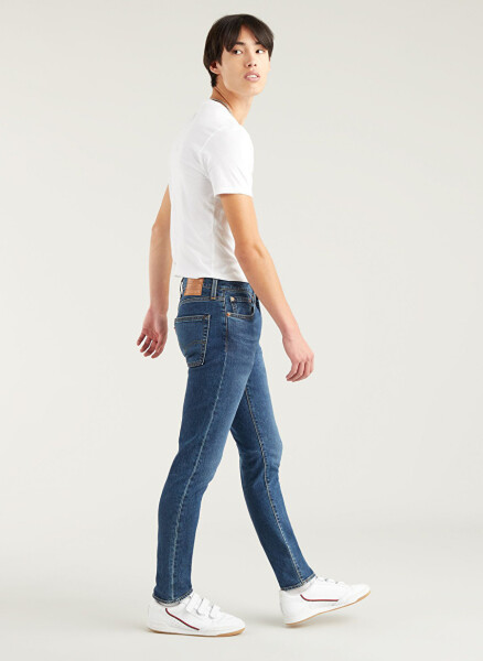 Мужские джинсы Levi's 512 Slim Tapered синего цвета с зауженным кроем и стандартной посадкой PAROS28833-0918 - 7