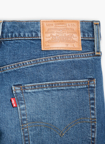 Мужские джинсы Levi's 512 Slim Tapered синего цвета с зауженным кроем и стандартной посадкой PAROS28833-0918 - 12