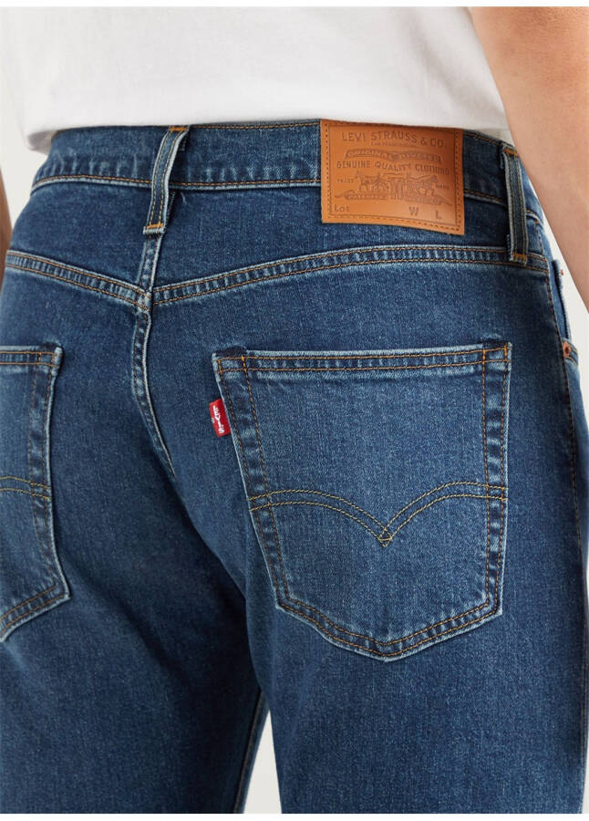 Мужские джинсы Levi's 512 Slim Tapered синего цвета с зауженным кроем и стандартной посадкой PAROS28833-0918 - 15