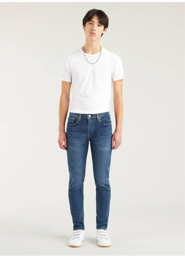 Мужские джинсы Levi's 512 Slim Tapered синего цвета с зауженным кроем и стандартной посадкой PAROS28833-0918 - 17