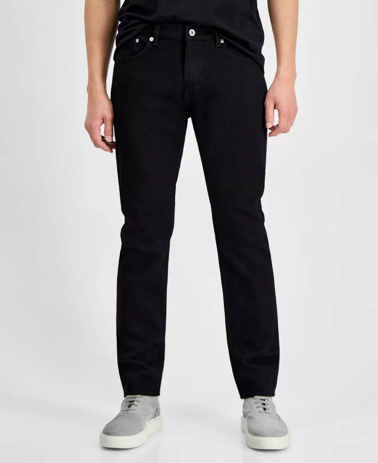 Мужские джинсы Slim Fit черные - 1