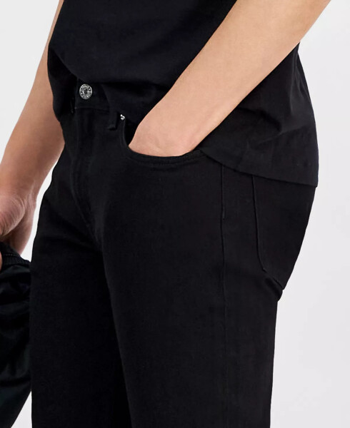Мужские джинсы Slim Fit черные - 4