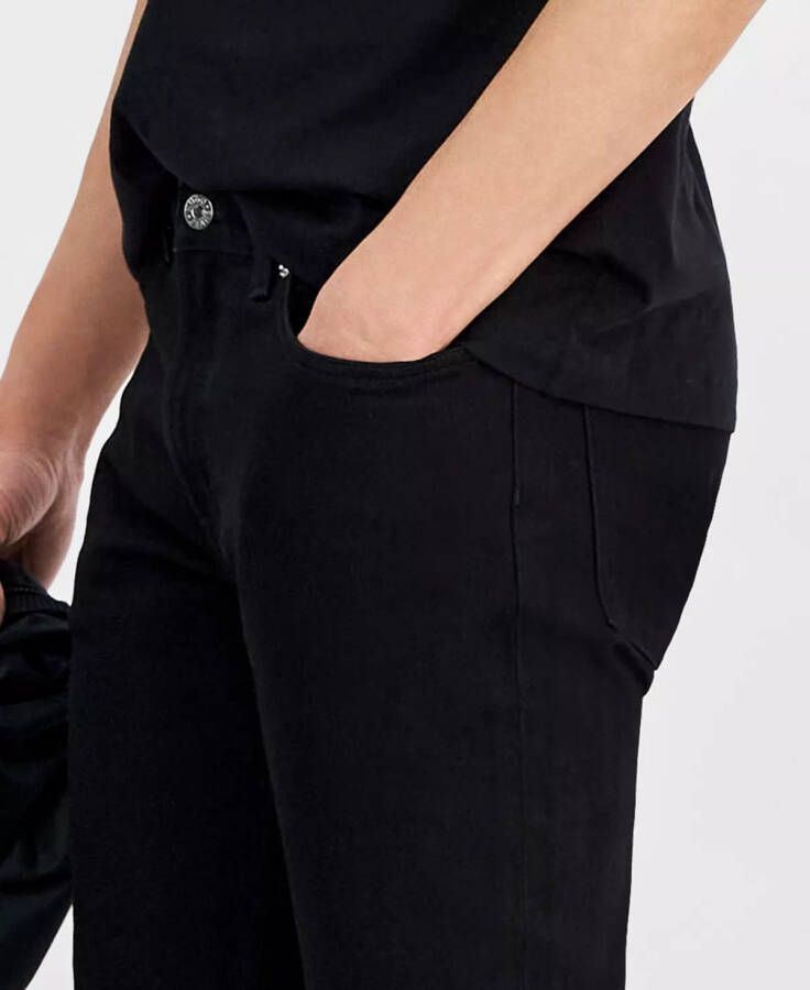 Мужские джинсы Slim Fit черные - 4