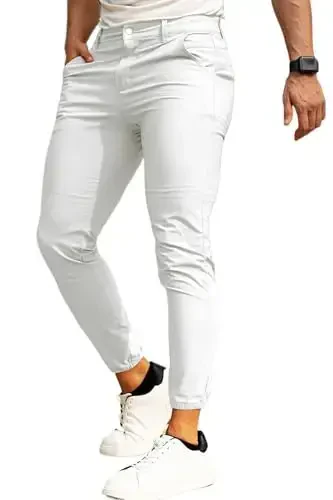 Мужские гольф-джоггеры Slim Tapered Fit из эластичной ткани в 4 направлениях - шаговый шов 30