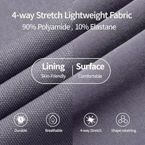 Мужские гольф-джоггеры зауженного кроя с эластичной тканью в 4 направлениях - шаговый шов 30