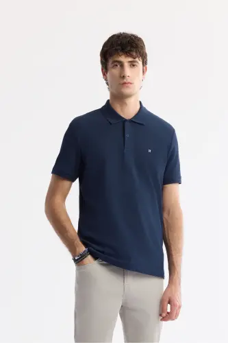 Мужские каменные Slim Fit классические брюки с поясом, хлопковые, 5 карманов. - 7