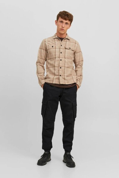 Мужские карго-брюки Jack&Jones Jpstkane Jjnoah Черный - 3