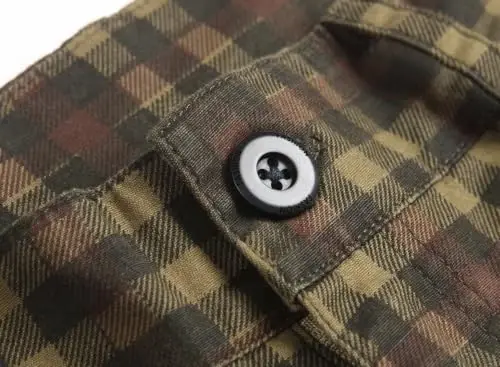 Мужские клетчатые брюки Keevoom Plaid, эластичные, узкого кроя, облегающие, с плоским передним карманом, повседневные, модные, удобные, однотонные, карандаш, деловые, парадные, чиносы - 3