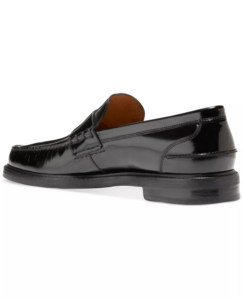 Мужские кожаные мокасины Pinch Prep Penny Loafers Black Brushoff - 2