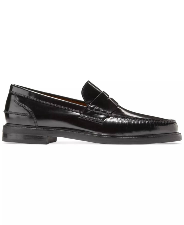 Мужские кожаные мокасины Pinch Prep Penny Loafers Black Brushoff - 3