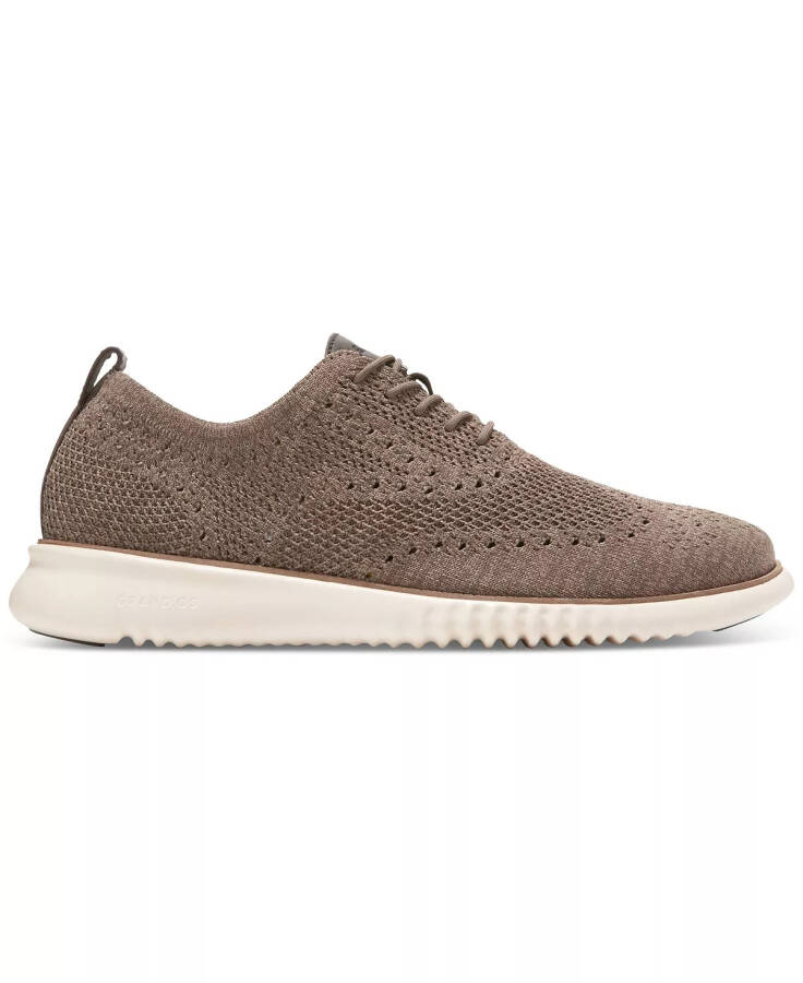 Мужские кожаные туфли Oxford 2.ZERØGRAND Stitchlite™ Truffle/ivory - 2