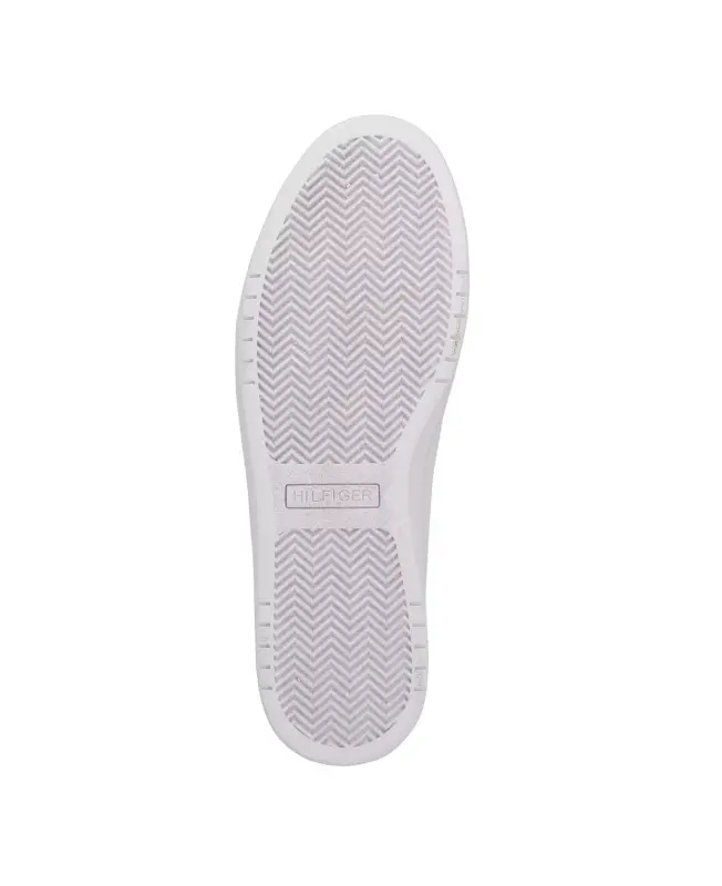 Мужские кроссовки на шнуровке с логотипом легендарного флага — белый, тёмно-синий, разноцветный - 5