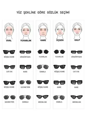 Мужские круглые солнцезащитные очки - Белые - 6