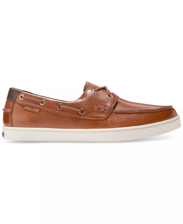 Мужские лодочные туфли Nantucket British Tan / Ivory - 2