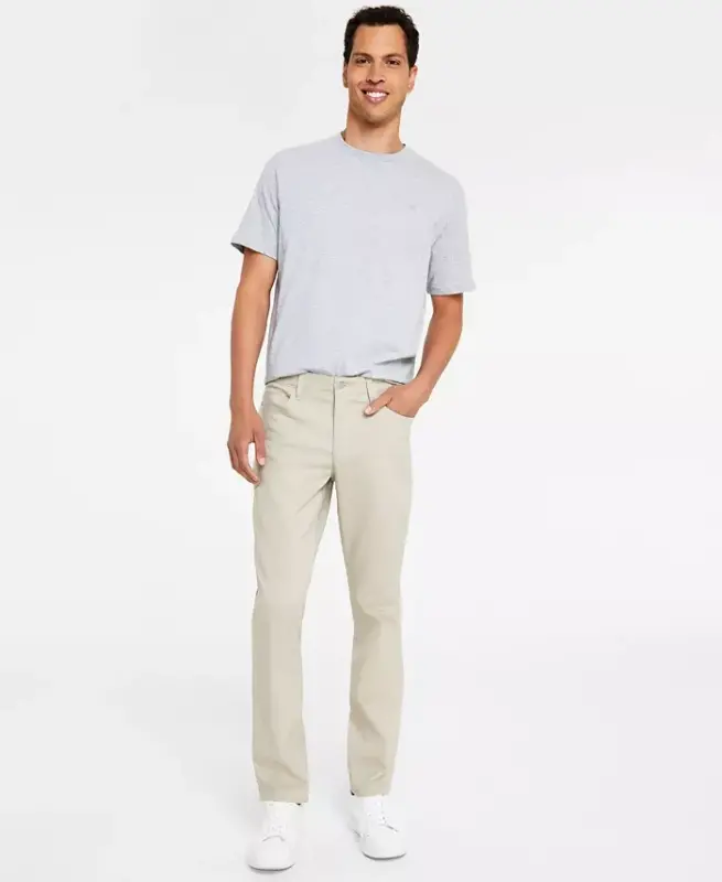 Мужские обтягивающие эластичные штаны CK Move 365 Slim-Fit Performance - 2