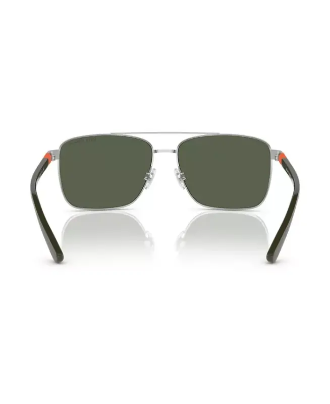 Мужские поляризованные солнцезащитные очки, PH3137-Shiny Silver - 2