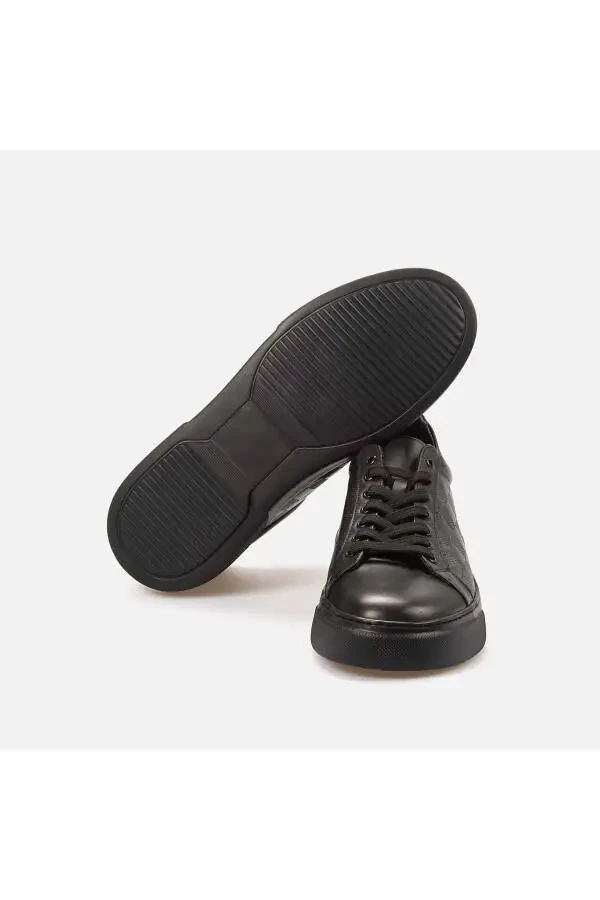 Мужские повседневные туфли черного цвета из лакированной кожи на подошве ЭВА-S - 5