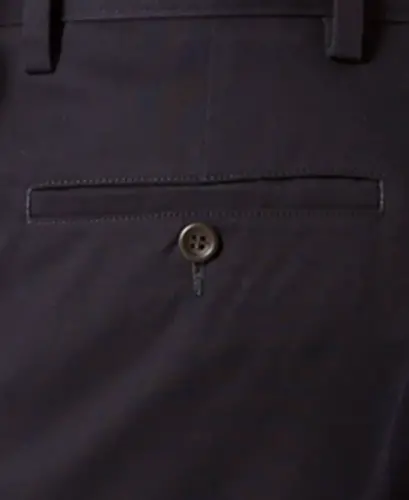 Мужские прямые штаны кэжуал хаки с эластичной вставкой - Dockers Navy - 5
