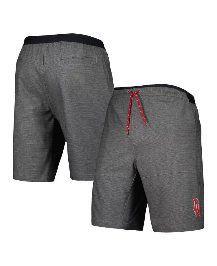 Мужские серые шорты Oklahoma Sooners Twisted Creek Omni-Shield Gray - 1