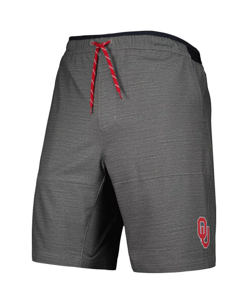 Мужские серые шорты Oklahoma Sooners Twisted Creek Omni-Shield Gray - 3