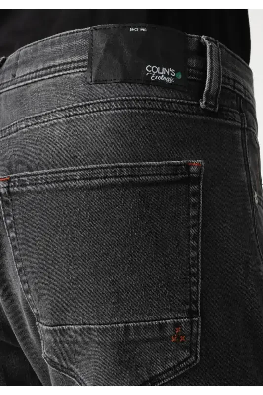 Мужские синие брюки Karl с заниженной талией, прямого кроя, regular fit. - 7