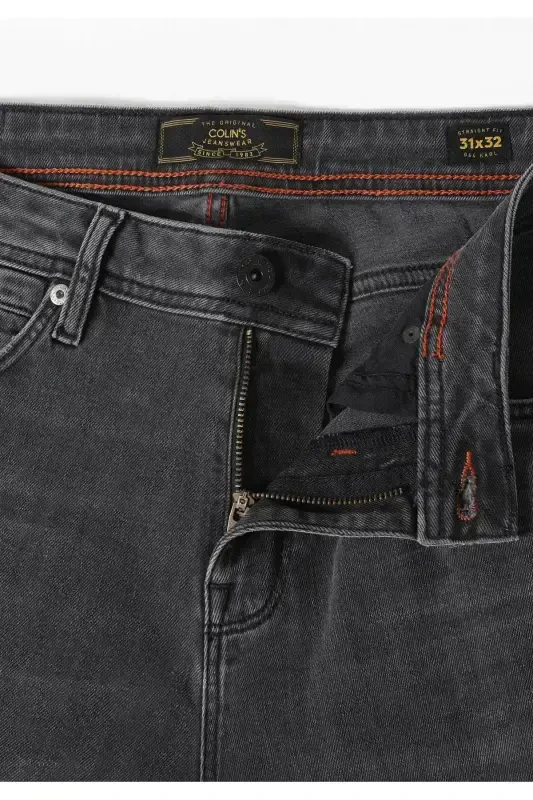 Мужские синие брюки Karl с заниженной талией, прямого кроя, regular fit. - 8