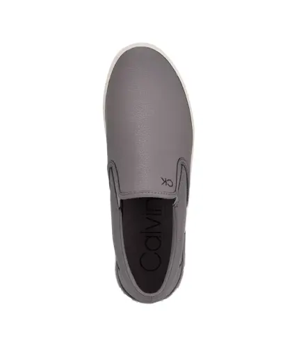 Мужские сланцы-кеды Casual Slip-On - Серый - 4