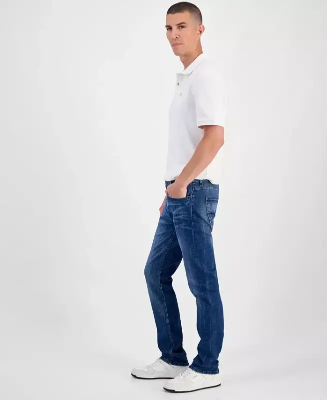 Мужские Slim Straight Fit Джинсы -Weller - 5