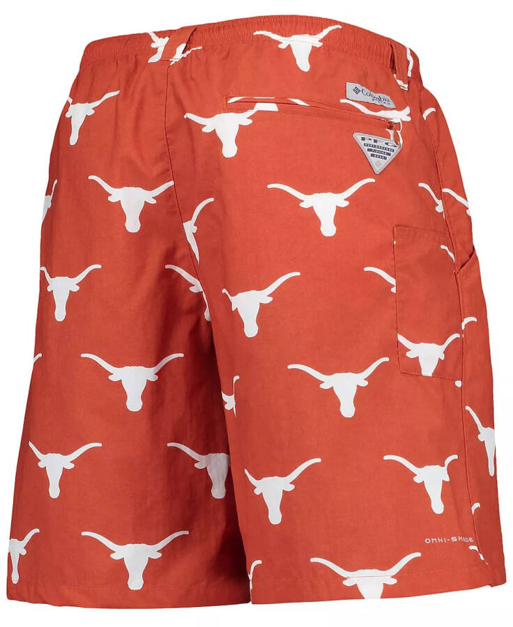 Мужские шорты Texas Orange Texas Longhorns Backcast II Omni-Shade Hybrid Shorts Texas Orange - 4