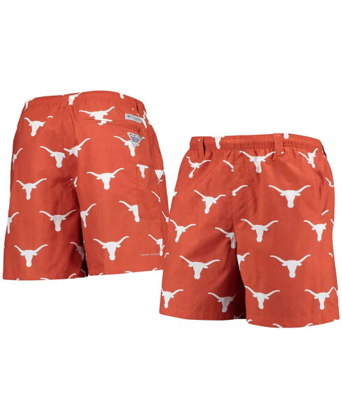 Мужские шорты Texas Orange Texas Longhorns Backcast II Omni-Shade Hybrid Shorts Texas Orange - 5