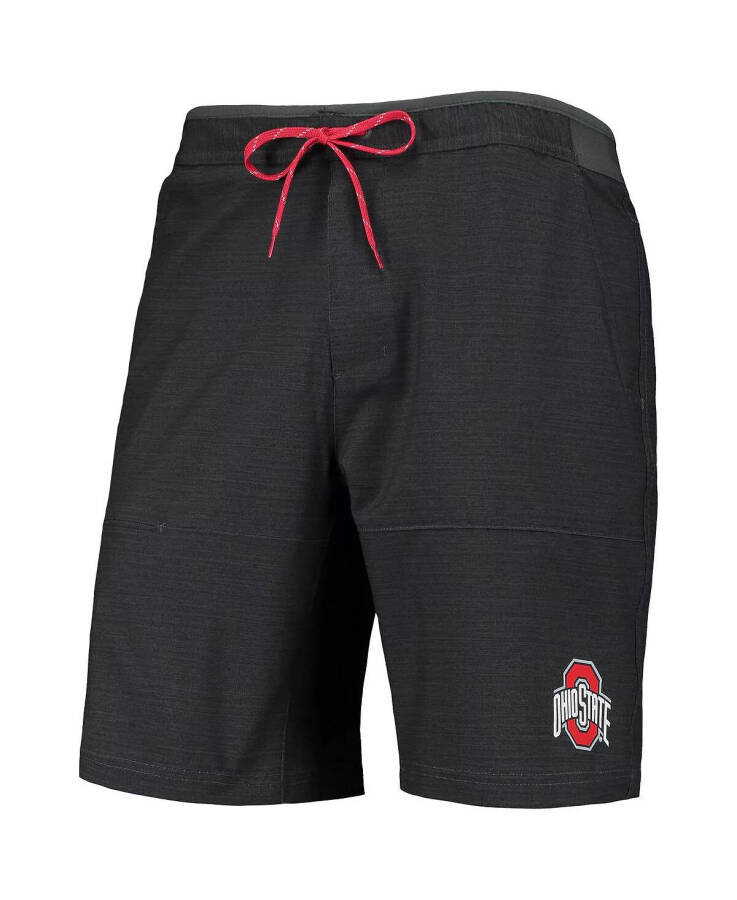 Мужские шорты Twisted Creek Omni-Shield из угольного цвета для болельщиков Ohio State Buckeyes - 4