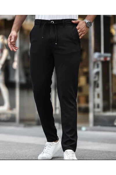 Мужские спортивные штаны REMA из мягкой ткани с лайкрой, узкие - GENEL MARKALAR